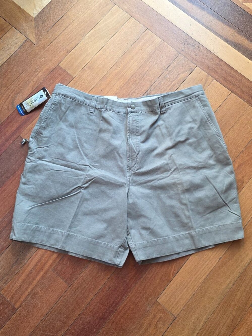 NWT Columbia Gray Rugged Outdoor Chino Shorts Big & Tall Size 44 - Picture 3 of 11